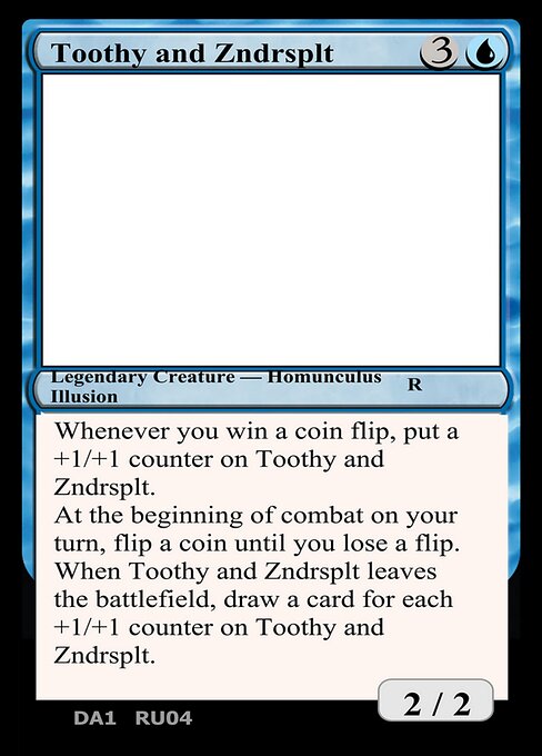 Toothy and Zndrsplt - Unknown Event Magic card