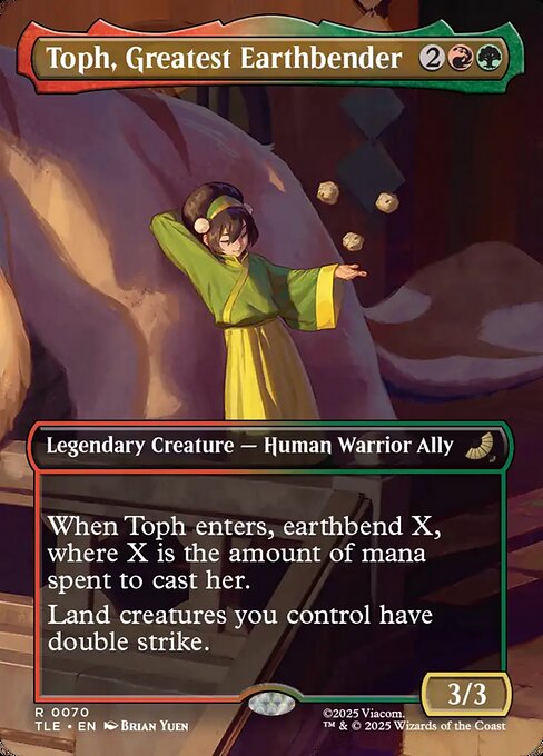 Toph, Greatest Earthbender - Avatar: The Last Airbender Eternal Magic card