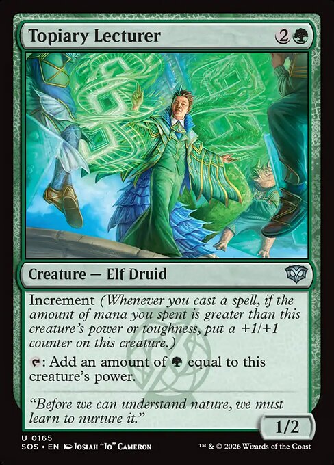 Topiary Lecturer - Secrets of Strixhaven Magic card