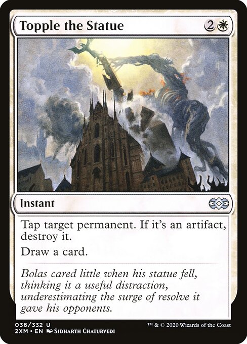 Topple the Statue - Double Masters Magic card