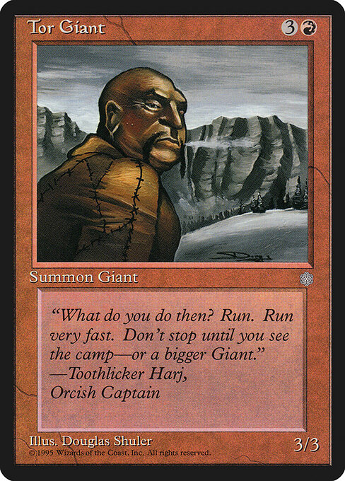 Tor Giant - Ice Age Magic card