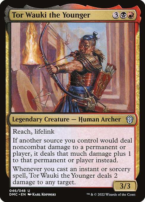 Tor Wauki the Younger - Dominaria United Commander (#46) - Illustrated by Karl Kopinski - Magic: The Gathering Card