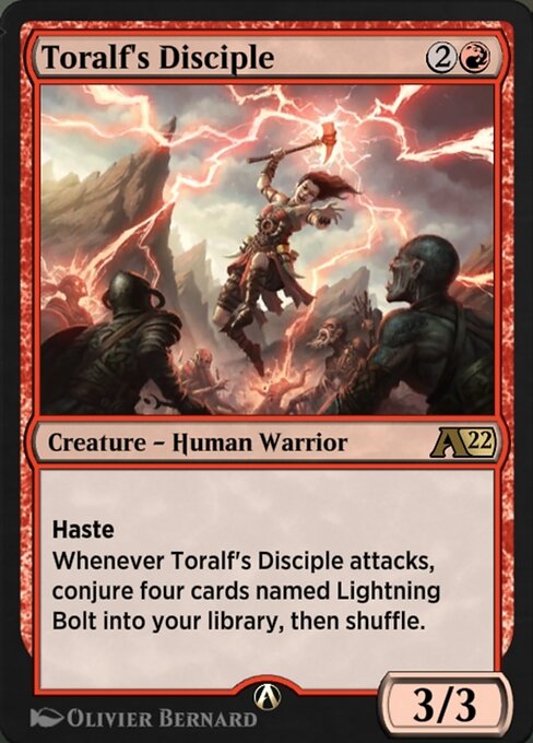 Toralf's Disciple - Alchemy: Innistrad (#44) - Illustrated by Olivier Bernard - Magic: The Gathering Card