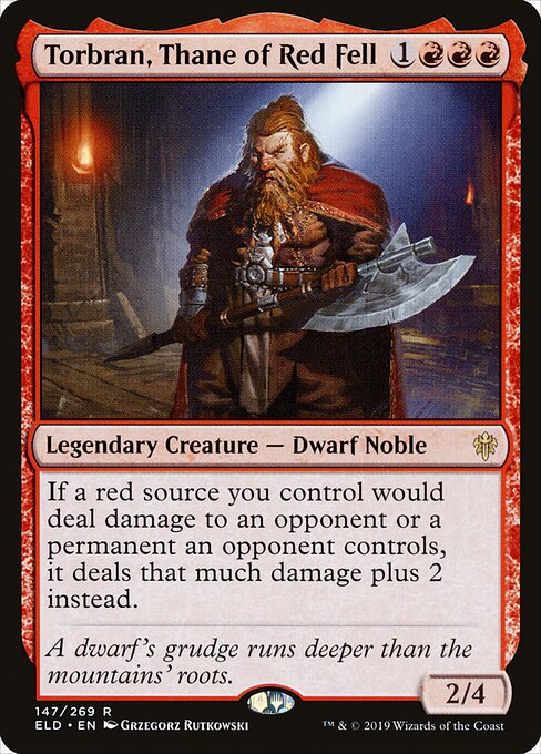 Torbran, Thane of Red Fell - Throne of Eldraine Magic card