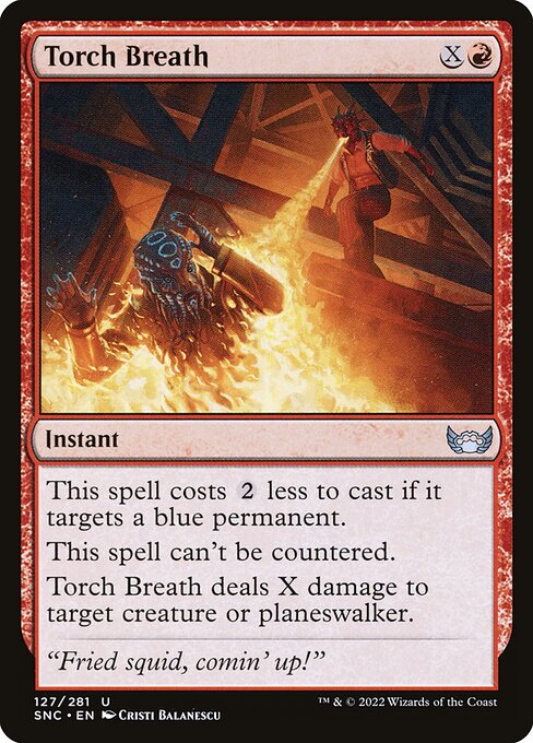 Torch Breath - Streets of New Capenna Magic card