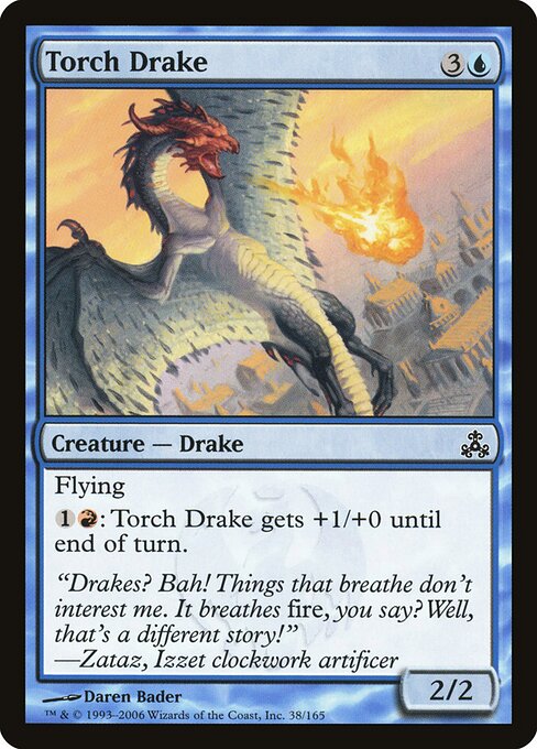 Torch Drake - Guildpact Magic card