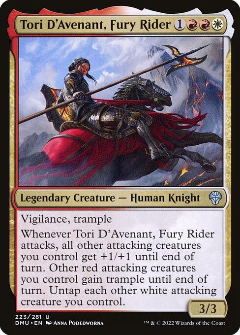 Tori D'Avenant, Fury Rider - Dominaria United Magic card
