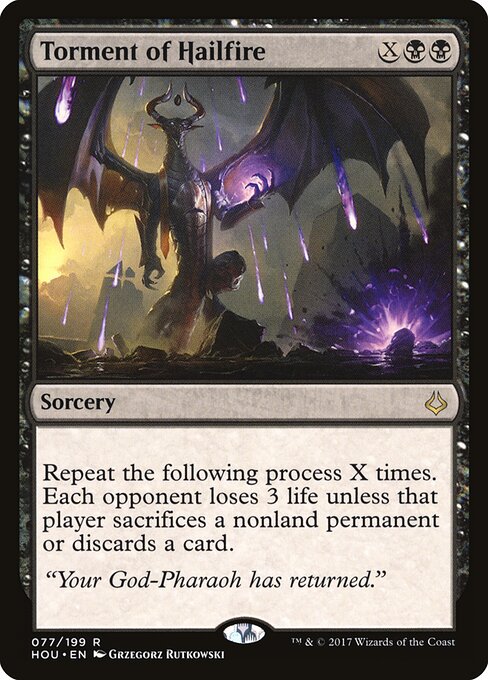 Torment of Hailfire - Hour of Devastation Magic card