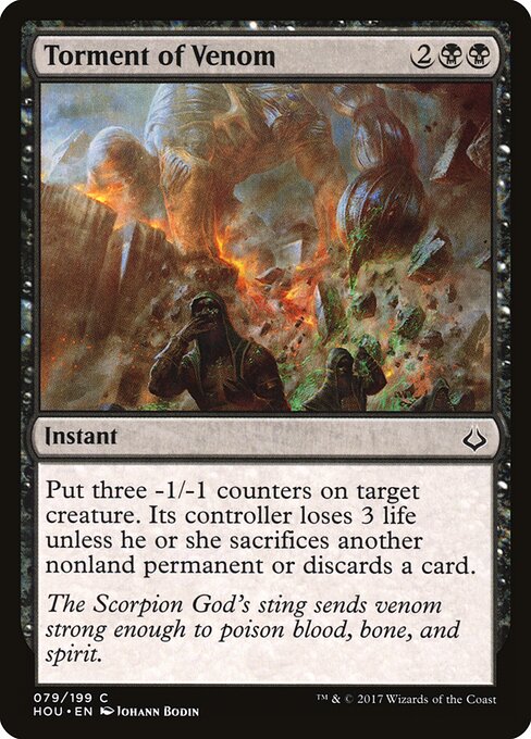 Torment of Venom - Hour of Devastation Magic card