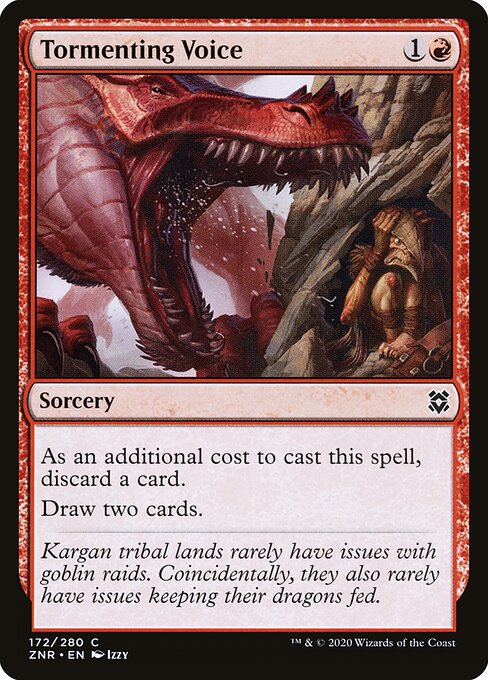 Tormenting Voice - Zendikar Rising Magic card