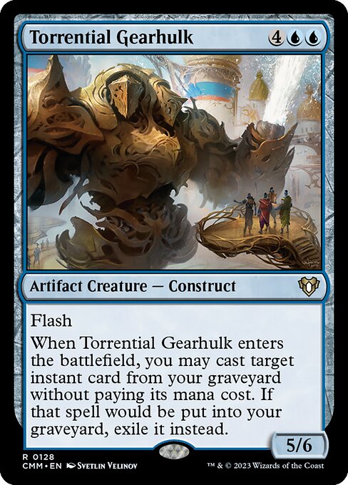 Torrential Gearhulk - Commander Masters Magic card
