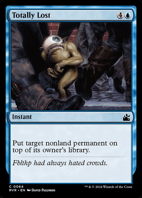 Totally Lost - Ravnica Remastered Magic card