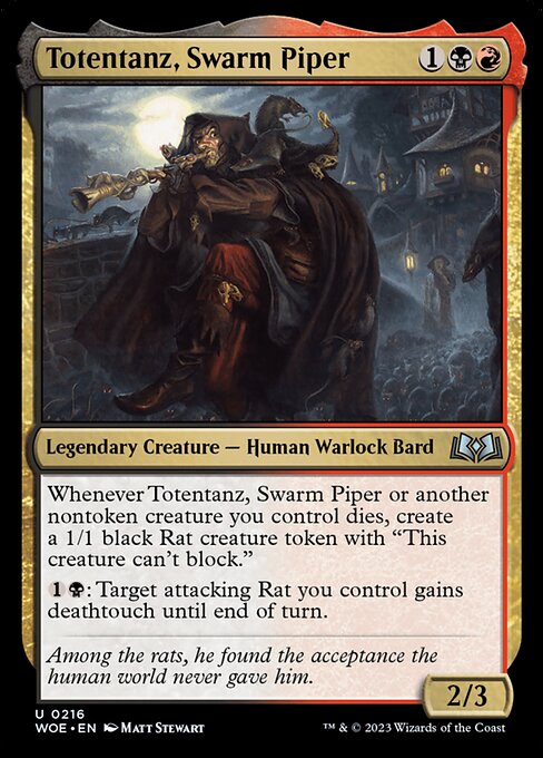 Totentanz, Swarm Piper - Wilds of Eldraine Magic card