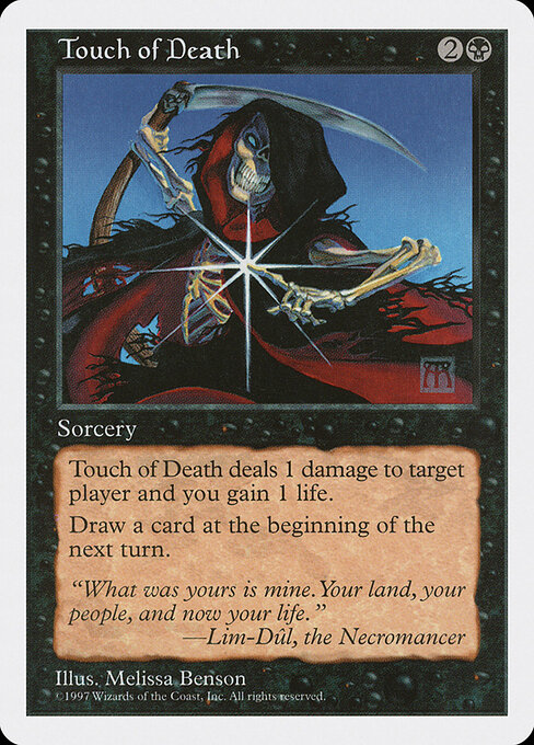 Touch of Death - Fifth Edition Magic card
