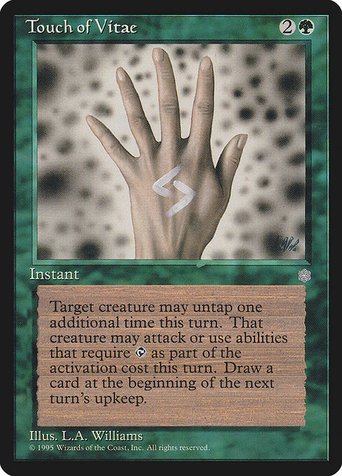 Touch of Vitae - Ice Age Magic card