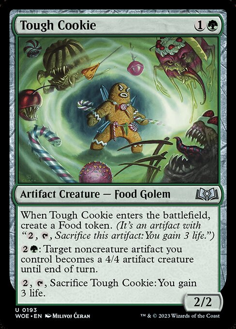 Tough Cookie - Wilds of Eldraine (#193) - Illustrated by Milivoj Ćeran - Magic: The Gathering Card