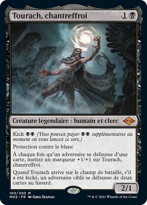 頌懼僧妥拉克 (Tourach, Dread Cantor) - Modern Horizons 2 (#402) - Illustrated by Greg Staples - Magic: The Gathering Card