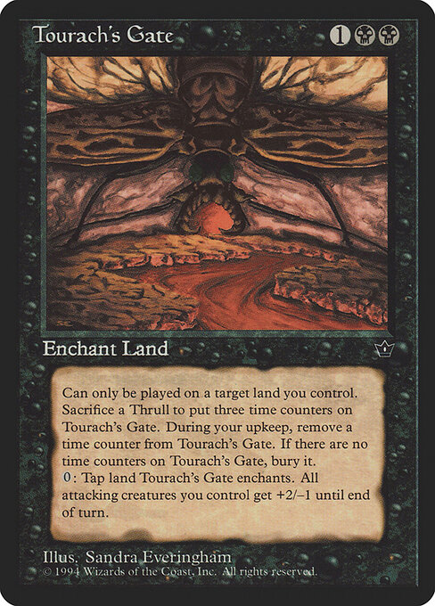 Tourach's Gate - Fallen Empires (#48) - Illustrated by Sandra Everingham - Magic: The Gathering Card