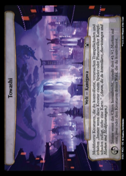 Towashi - March of the Machine Commander (#67) - Illustrated by Kamila Szutenberg - Magic: The Gathering Card