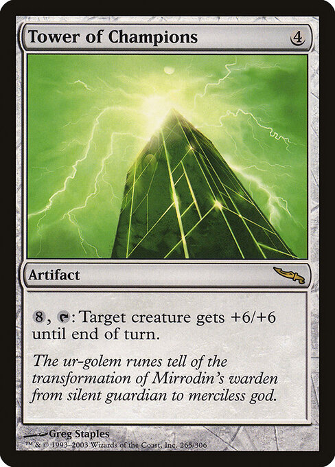 Tower of Champions - Mirrodin Magic card