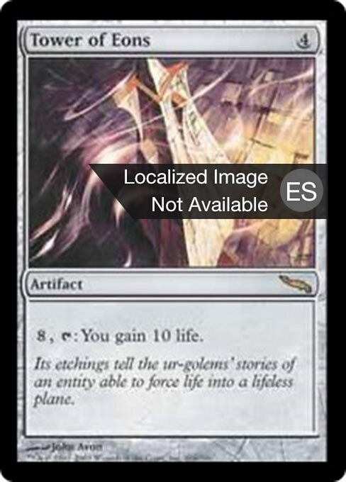 Tower of Eons - Mirrodin (#266) - Illustrated by John Avon - Magic: The Gathering Card