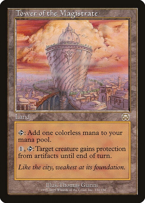 Tower of the Magistrate - Mercadian Masques Magic card