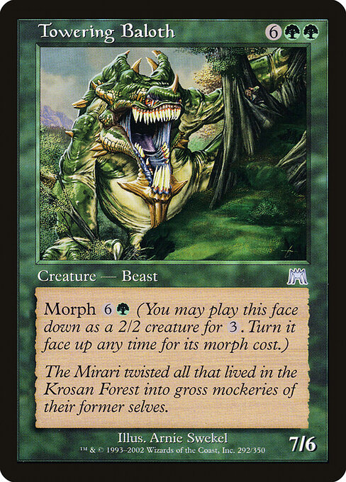 Towering Baloth - Onslaught Magic card