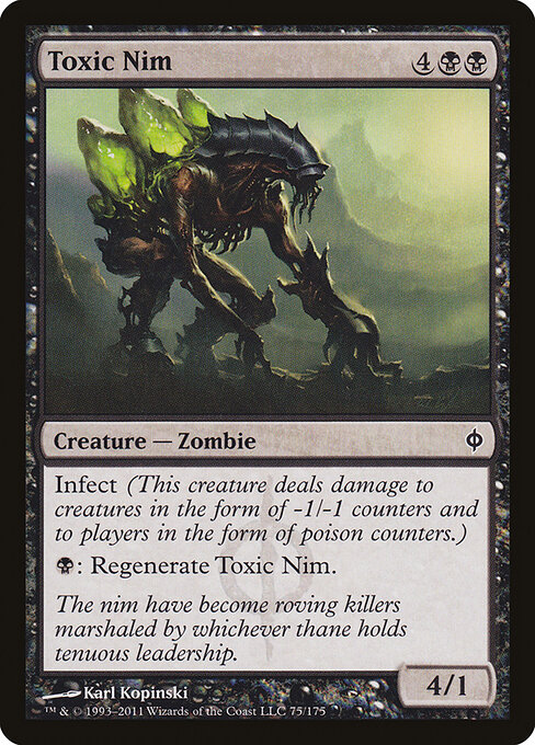 Toxic Nim - New Phyrexia Magic card