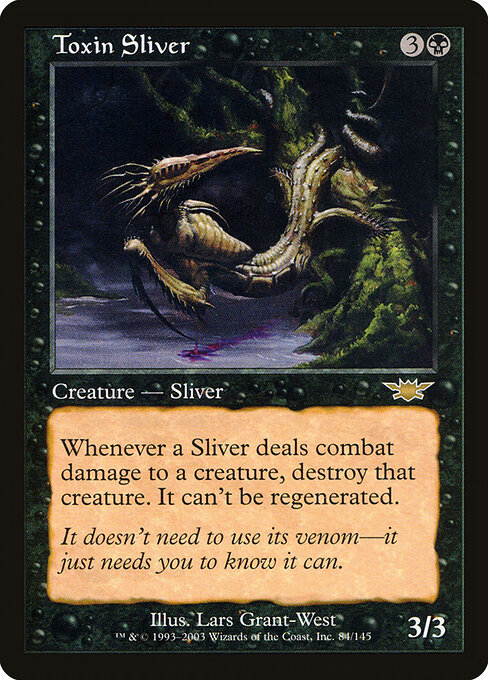Toxin Sliver - Legions Magic card