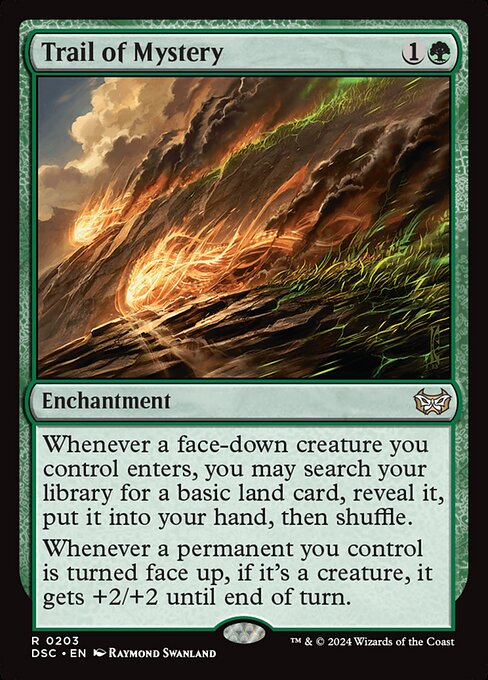 Trail of Mystery - Duskmourn: House of Horror Commander Magic card
