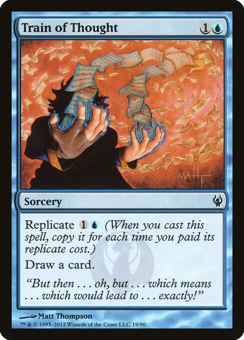 Train of Thought - Duel Decks: Izzet vs. Golgari Magic card