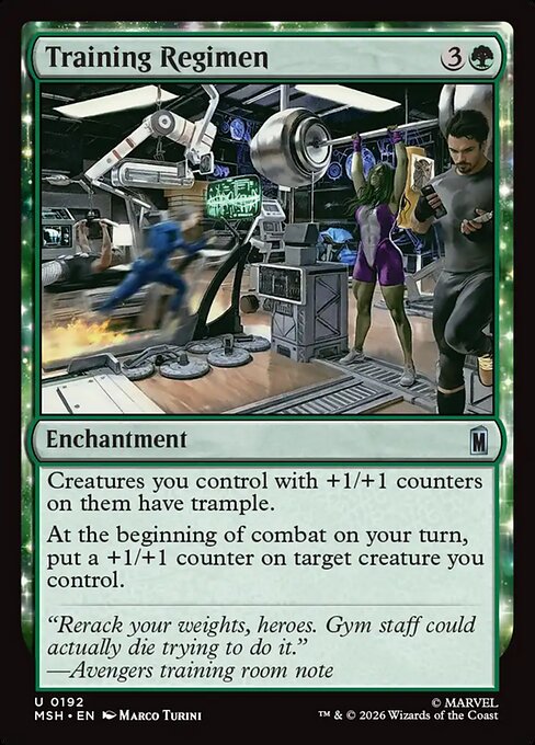 Training Regimen - Marvel Super Heroes Magic card