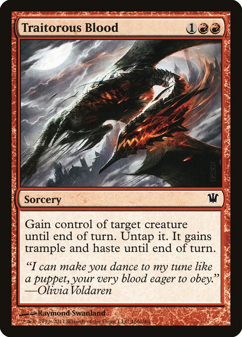 Traitorous Blood - Innistrad Magic card