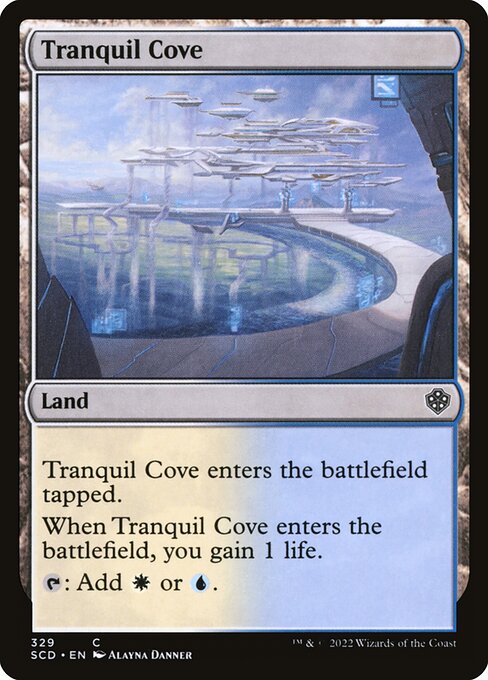 Tranquil Cove - Starter Commander Decks (#329) - Illustrated by Alayna Danner - Magic: The Gathering Card