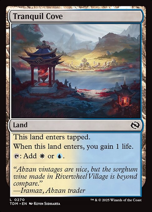 Tranquil Cove - Tarkir: Dragonstorm Magic card
