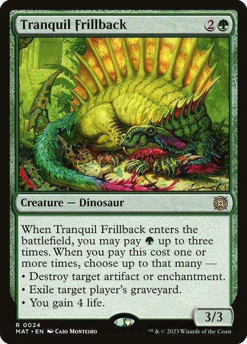 Tranquil Frillback - March of the Machine: The Aftermath Magic card