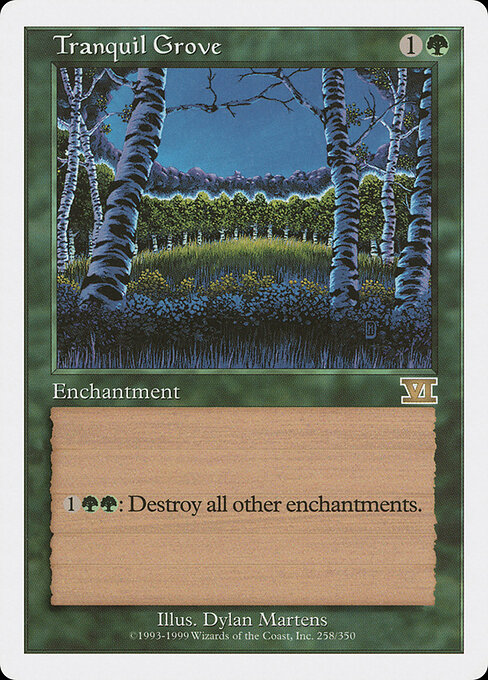 Tranquil Grove - Classic Sixth Edition Magic card