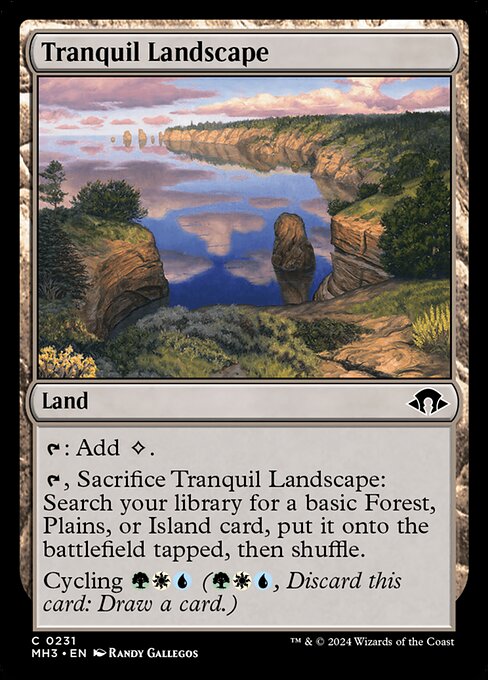 Tranquil Landscape - Modern Horizons 3 Magic card