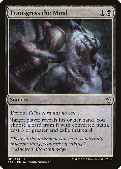 Transgress the Mind - Battle for Zendikar Magic card