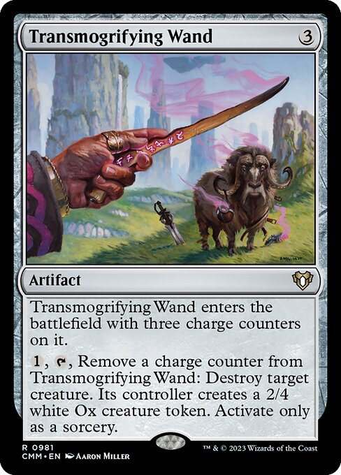 Transmogrifying Wand - Commander Masters Magic card