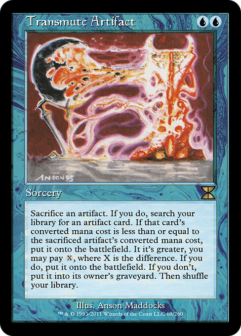 Transmute Artifact - Masters Edition IV Magic card