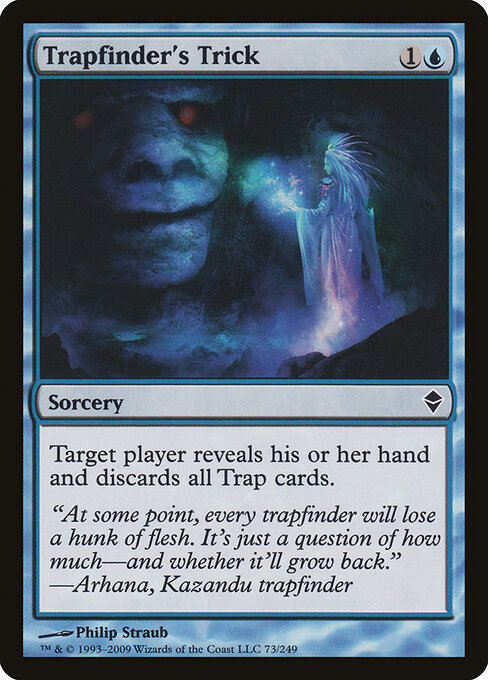 Trapfinder's Trick - Zendikar Magic card