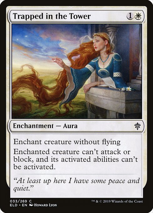 Trapped in the Tower - Throne of Eldraine Magic card
