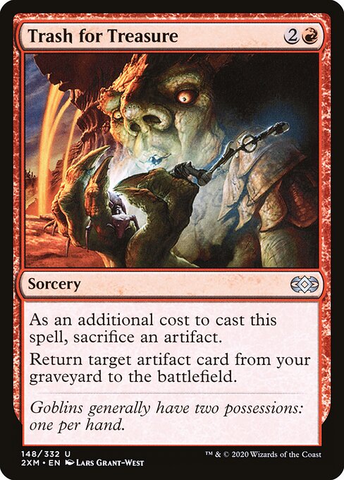 Trash for Treasure - Double Masters Magic card