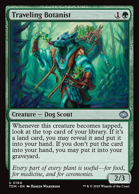 Traveling Botanist - Tarkir: Dragonstorm Magic card