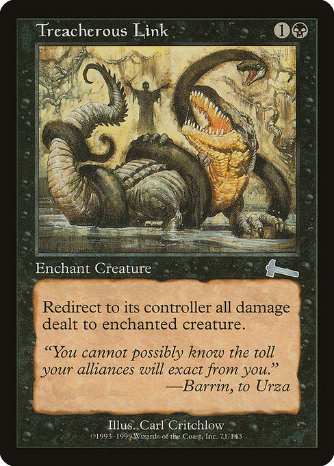 Treacherous Link - Urza's Legacy Magic card