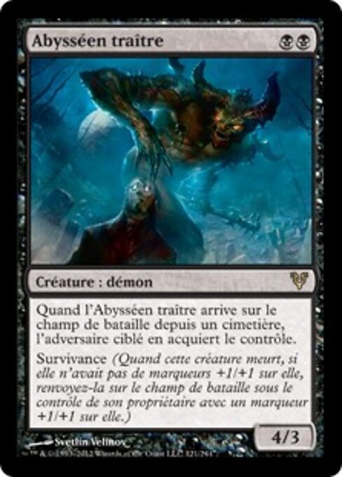 Verräterischer Grubenbewohner (Treacherous Pit-Dweller) - Avacyn Restored (#121) - Illustrated by Svetlin Velinov - Magic: The Gathering Card