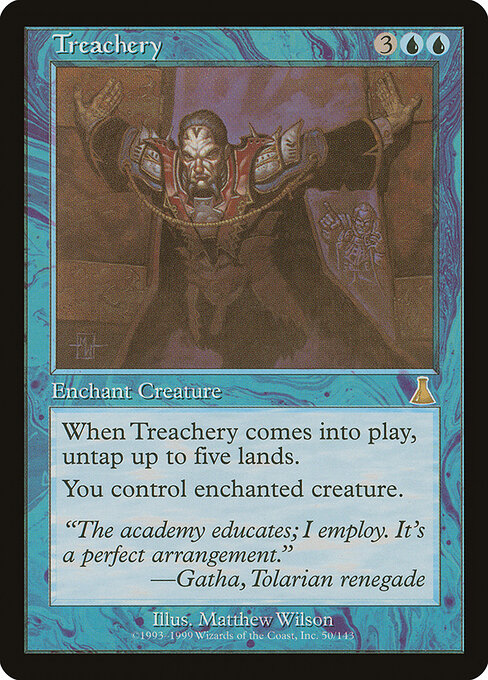 Treachery - Urza's Destiny Magic card