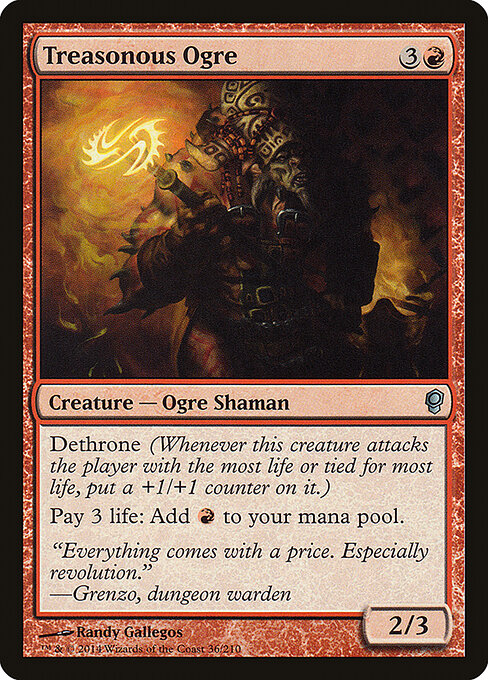 Treasonous Ogre - Conspiracy Magic card
