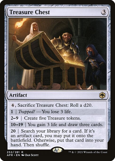Treasure Chest - Adventures in the Forgotten Realms Magic card